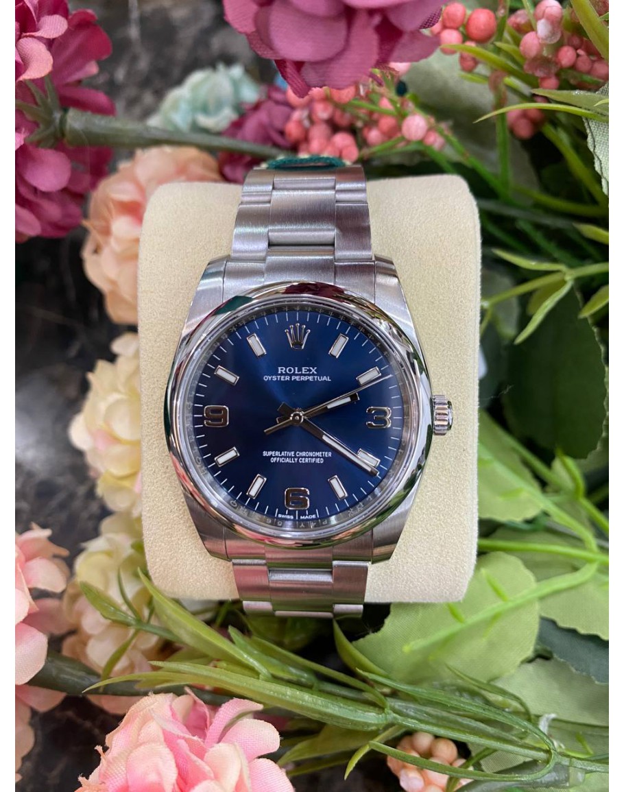 Rolex oyster best sale perpetual 34 blue